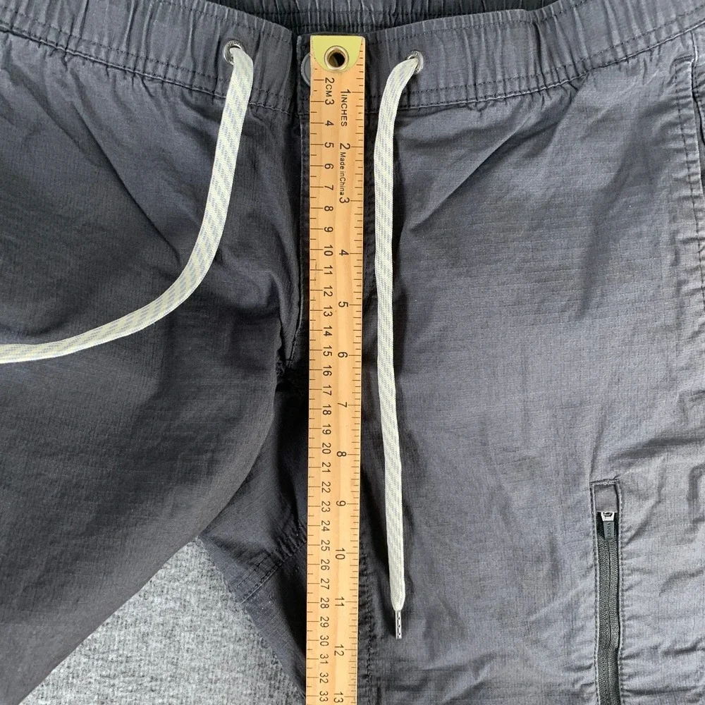 Vuori Ripstop Climber Pants Men Small Gray Drawstring Modern Trousers 32' Inseam
